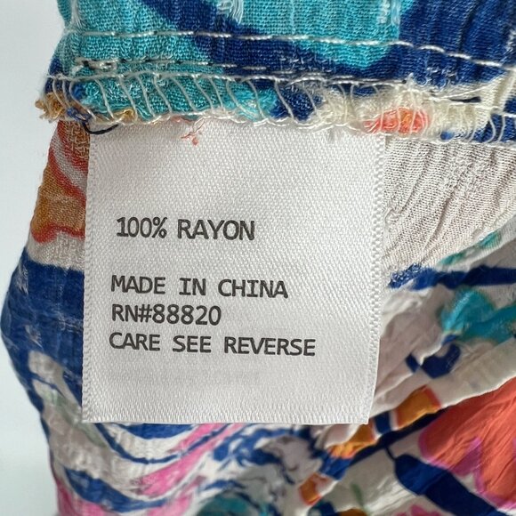 Rachel Roy Off-Shoulder Floral Dress Summer Beachwear White Mullti Size Medium - Picture 9 of 11